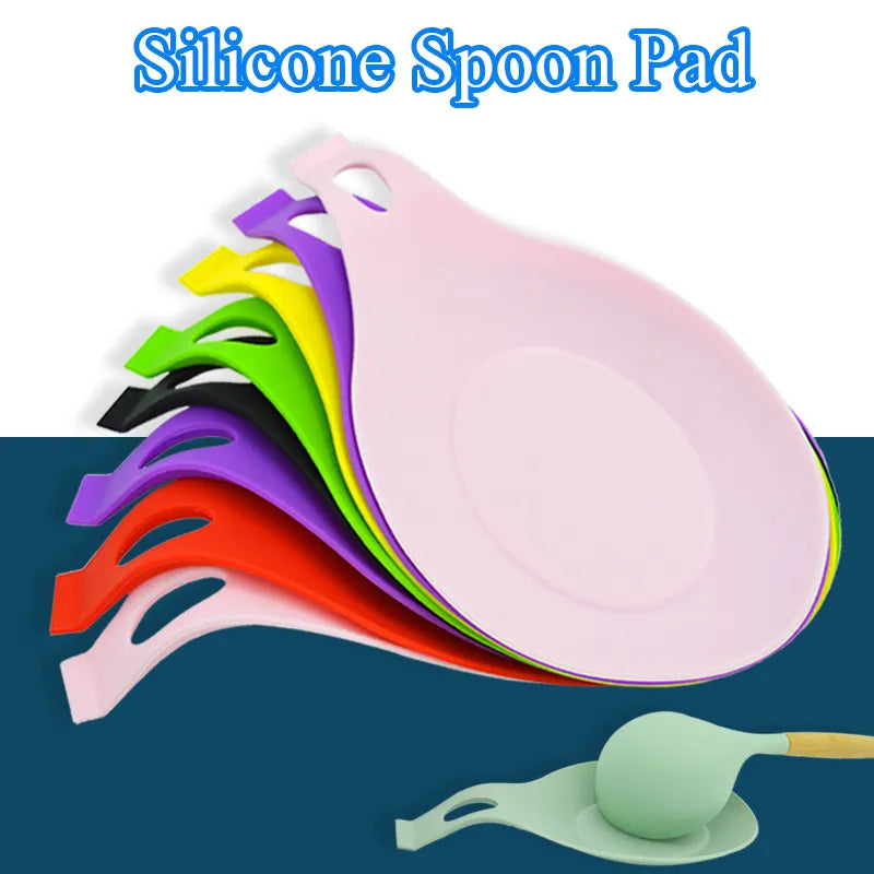 Silicone Insulated Spoon Holder Heat Resistant Placemat