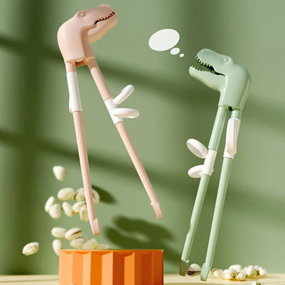 Training Chopsticks Cute Dinosaur Chopsticks Kids Child Enlightenment Tableware Environmentally friendly material