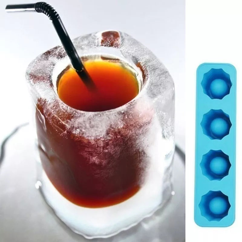Ice Cube Tray Mold Makes Shot Glasses